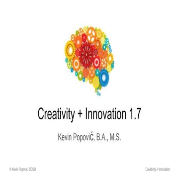Creativity + Innovation 1.7