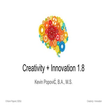 Creativity + Innovation 1.8