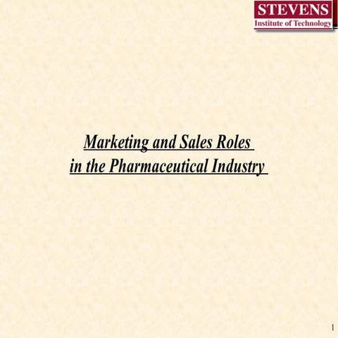 marketing & sales roles for the pharma industries