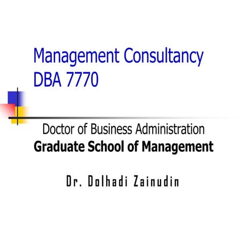 Mgt 7770 management consultancy
