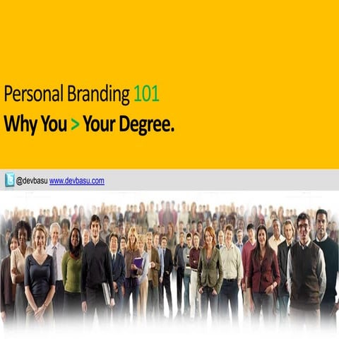 Personal Branding 101 - You Inc