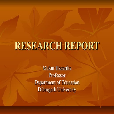 Mh.writing research report