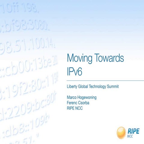 Moving Towards IPv6