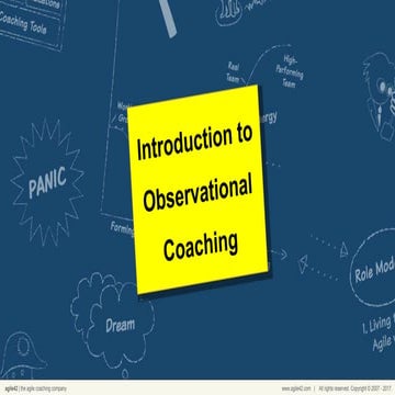 MHA2018 - Introduction to Observational Coaching - Daniel Lynn
