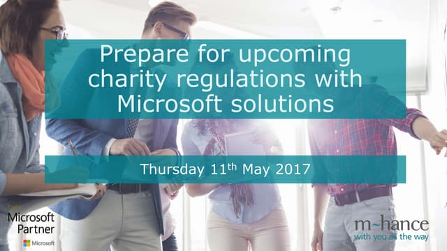 GDPR – what does it mean for charities and what you need to consider - Iain P...