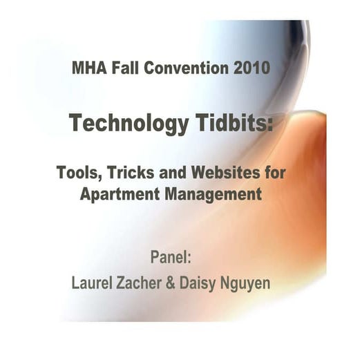 Mha technology tidbits