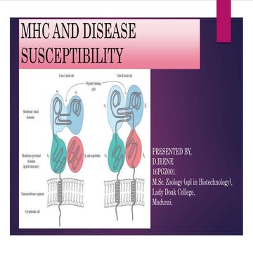 Mhc and disease susceptibility