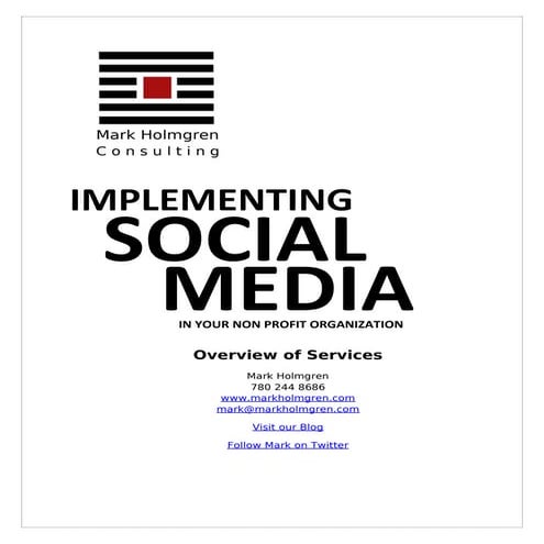 Overview of Social Media Services