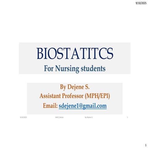 MHD_Biostat Presentation of Anthropology (Presentation of Anthropology (Prese...