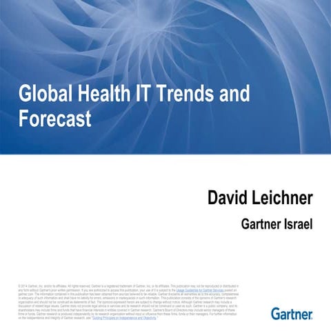 mhealth Israel conference_Gartner_ David Leichner_Dec 15, 2014