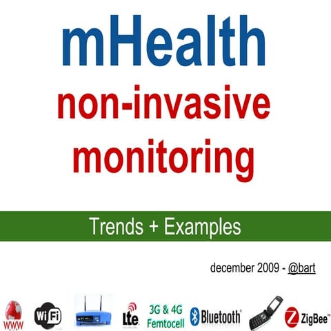 Non Invasive Health Monitoring with mHealth