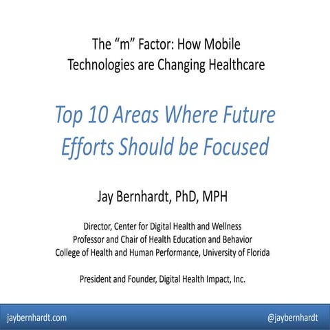 The Future of mHealth