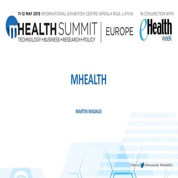 mHealth Summit EU 2015 