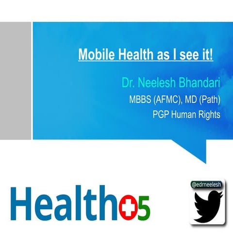 Mobile health trends and markets in india