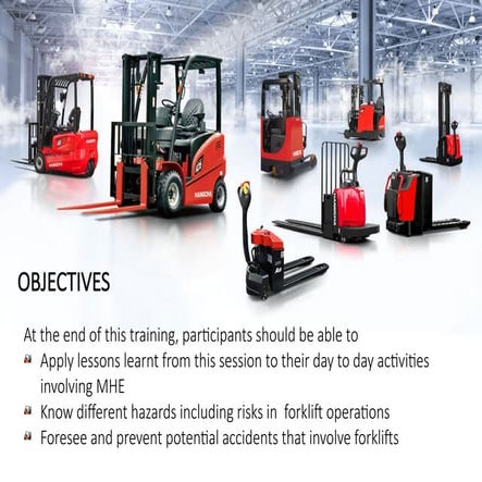 Material Handling Equipment Safe Operation