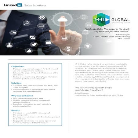LinkedIn & MHI Global Customer Success Story