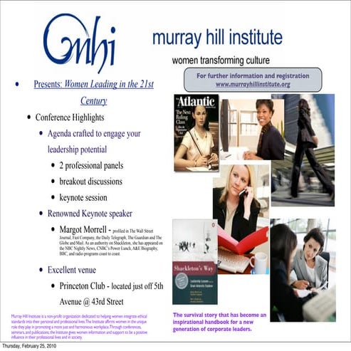 Women Leading in the 21st Century