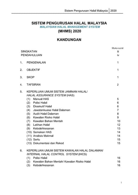 Internal Halal Control System - source of contamination | PDF ...