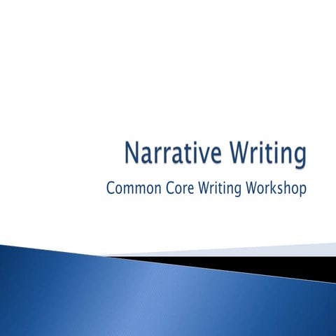 Mhms Narrative Writing Preservice PD