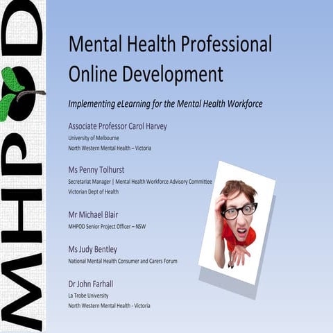 Mhpod in practice for TheMHS Conference