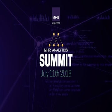 MHR Analytics Summit 2018 | The Data Journey - Laura Timms