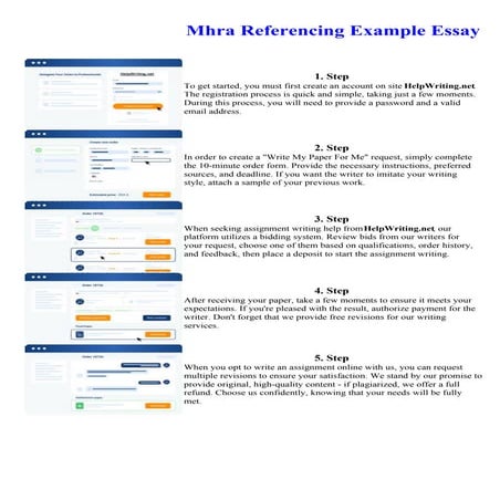 Mhra Referencing Example Essay. Online assignment writing service.