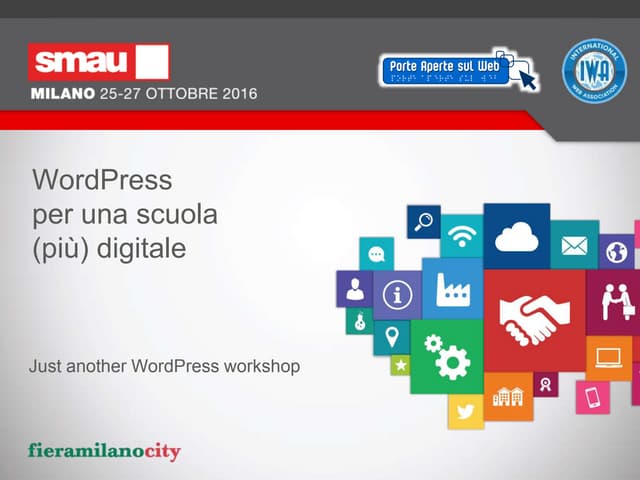 WordPress per una scuola (più) digitale
