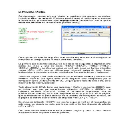 Mi Primera Pagina