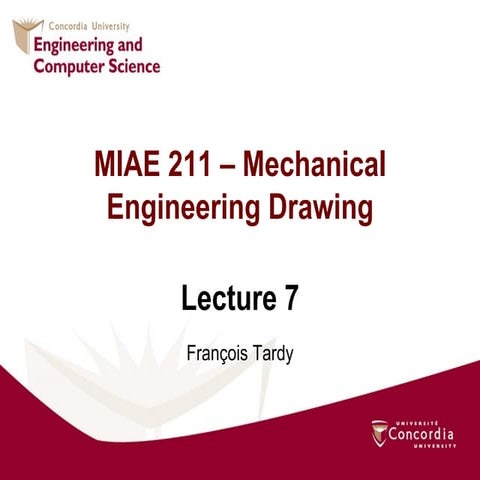 MIAE 211 - Lecture 7. Course mech 211 required