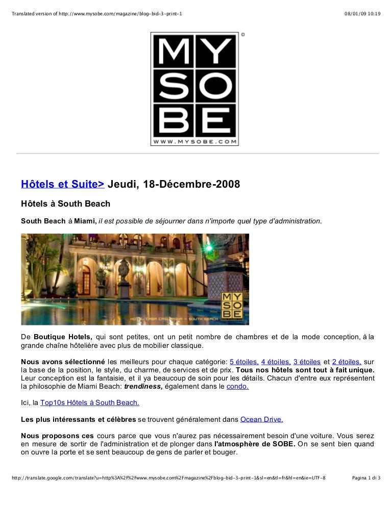 Get 3 suites a south beach Free