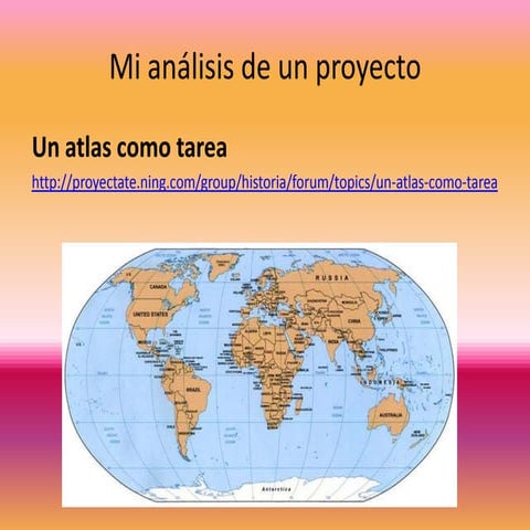 Mi análisis de un proyecto