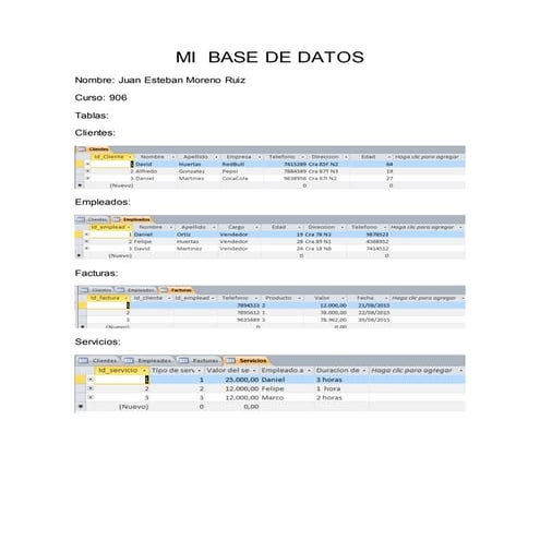 Mi  base de datos