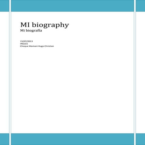Mi biography