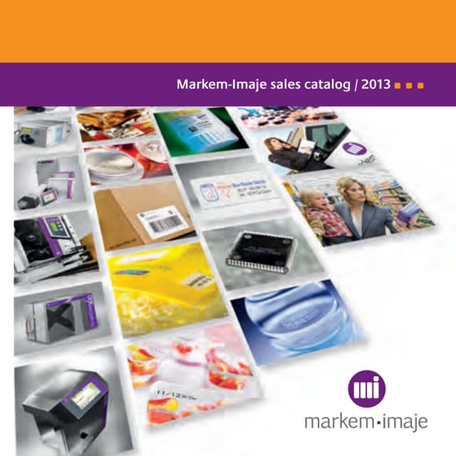 Markem-Imaje US 2013 Sales Catalog
