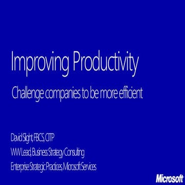 Mic barcelona productivity 2012 03-27