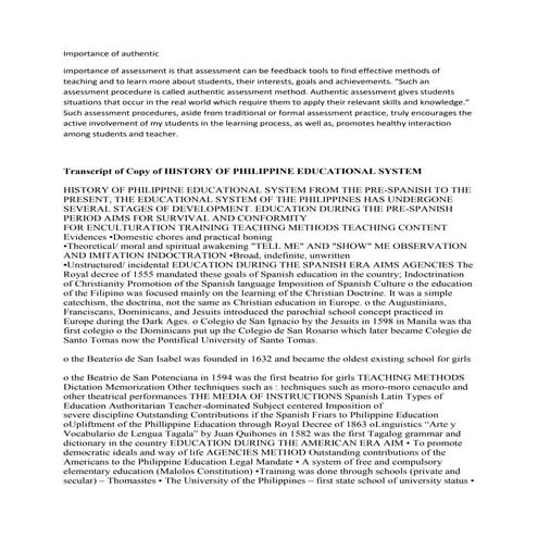 Journey in the Basic Education Curricular reforms | PDF