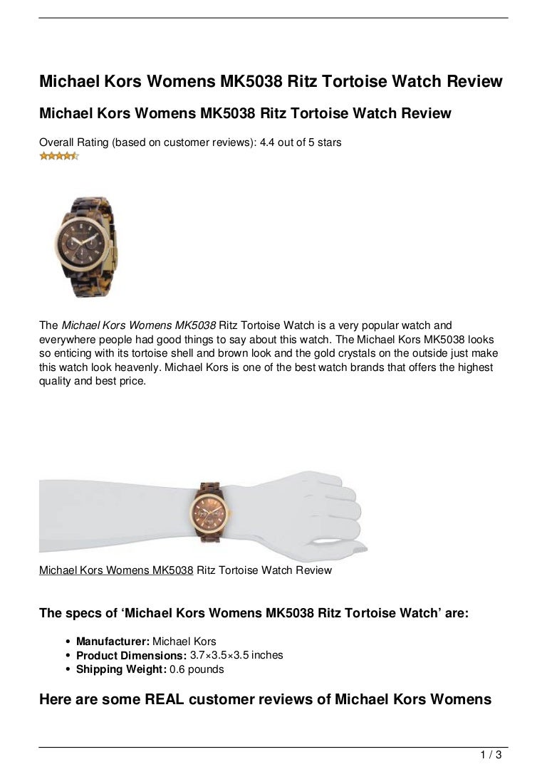 michael kors mk5038