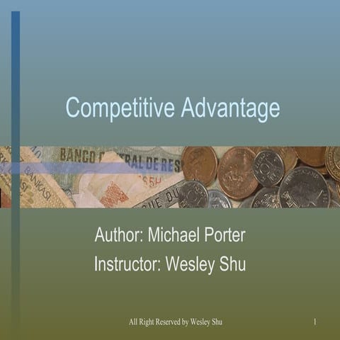 Michael Porters Competitive Advantage 6110