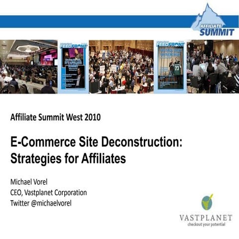 Ecommerce Strategy & Affiliate Marketing | Michael Vorel | Affiliate Summit
