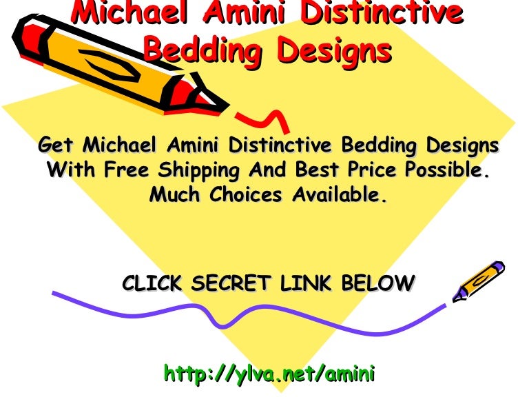 michael amini bedding