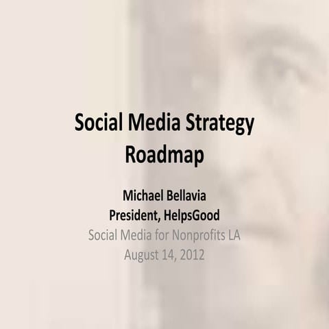 Social Media Strategy Roadmap