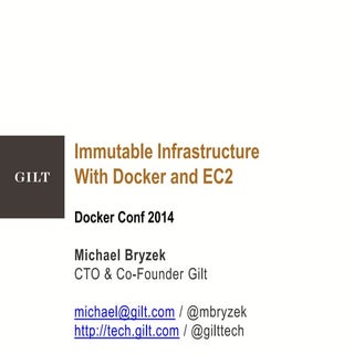 Immutable infrastructure with Docke...