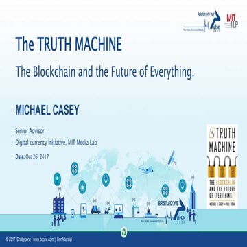 Michael J Casey at Bristlecone Pulse 2017, MIT