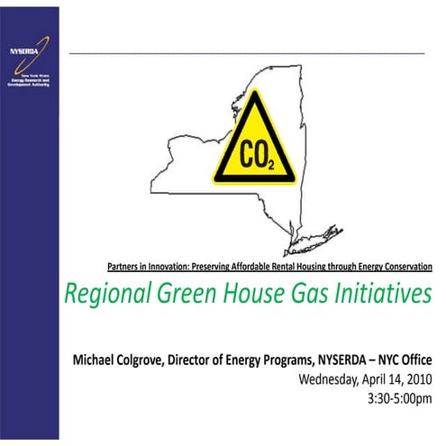 Michael Colgrove, NYSERDA | PPT