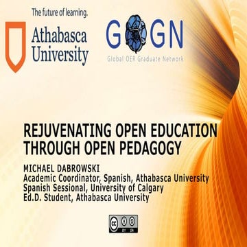 Rejuvenating Open Education through Open Pedagogy