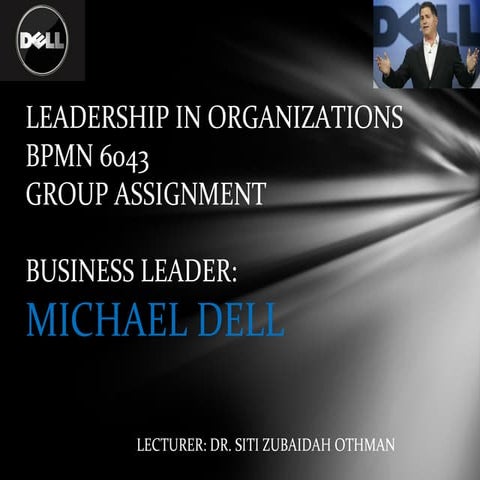 Michael dell presentation