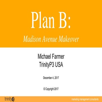 Michael Farmers Plan B - The Madison Avenue Makeover