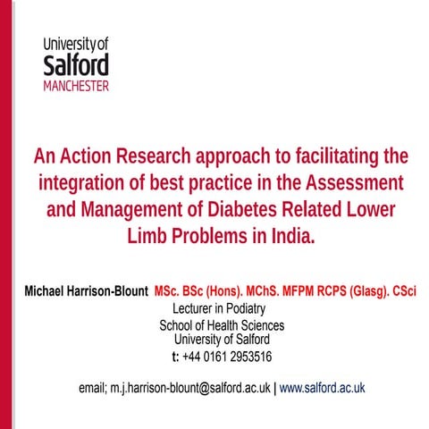 Let's Talk Research 2015 - Michael Harrison Blount - An Action Research appro...