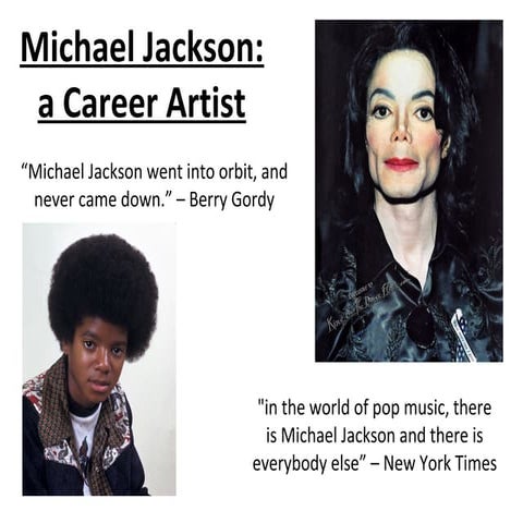 Michael Jackson: A Career Artist