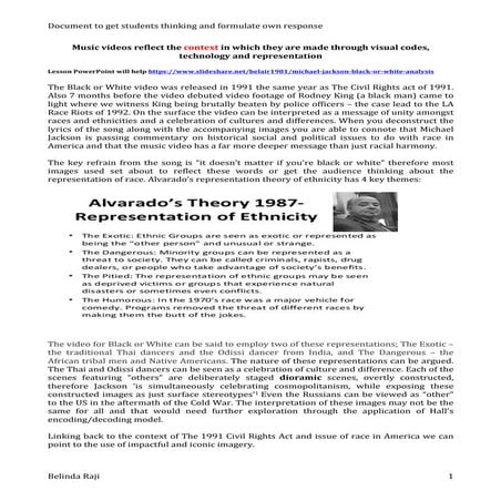 Michael Jackson's Black or White